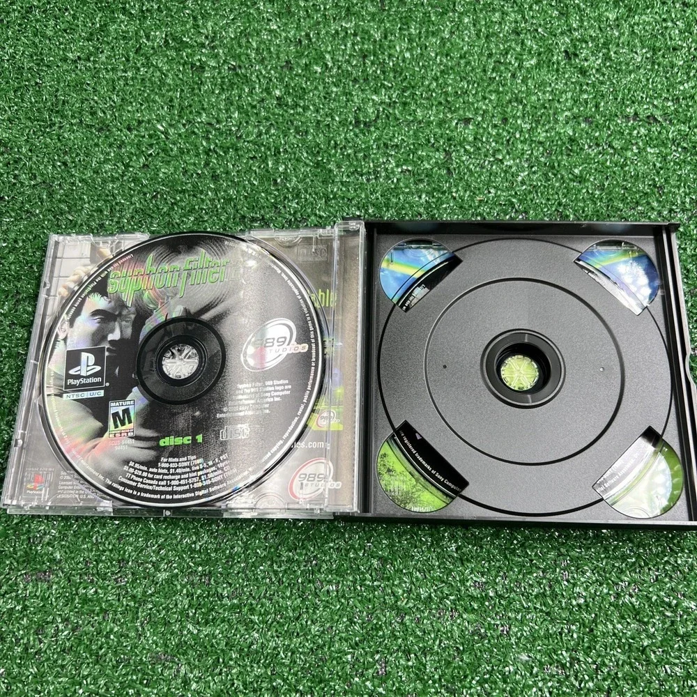 Syphon‎ Filter 2 PS1 Sony PlayStation 1 Black Label Greatest Hits No Manual